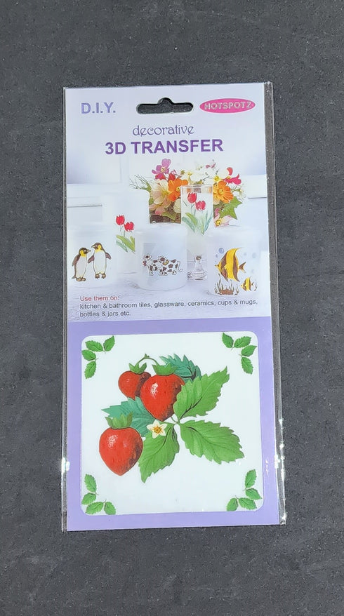 DIY 3D Decorative Transfer Stickers (available in 6 designs)